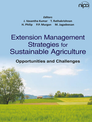 cover image of Extension Management Strategies for Sustainable Agricultue